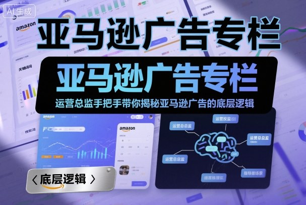 亚马逊广告专栏：运营总监手把手带你揭秘亚马逊广告的底层逻辑-学习笔记资源库