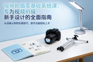 视频拍摄零基础系统课,专为视频拍摄新手设计的全面指南-学习笔记资源库