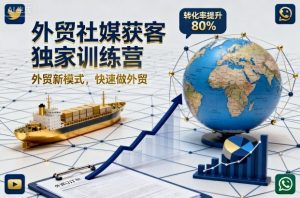 外贸社媒获客独家训练营，外贸新模式，快速做外贸-学习笔记资源库