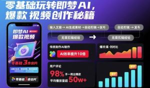 零基础玩转即梦AI,爆款视频创作秘籍-学习笔记资源库