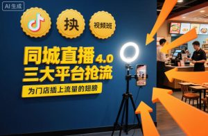同城直播实操班4.0,三大平台抢流,为门店插上流量的翅膀-学习笔记资源库